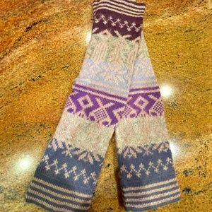 NEW! Andes Gifts Leg Multi-color Leg Warmers. One Size NWT
